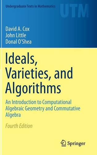 Cover of Ideals, Varieties and Algorithms