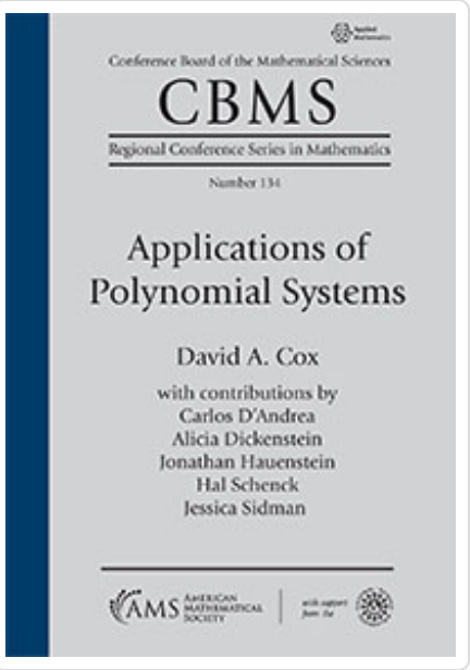 Cover of CBMS Volume